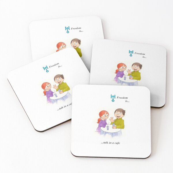 Item preview, Freedom is... talk in a cafe designed and sold by irishkalia.