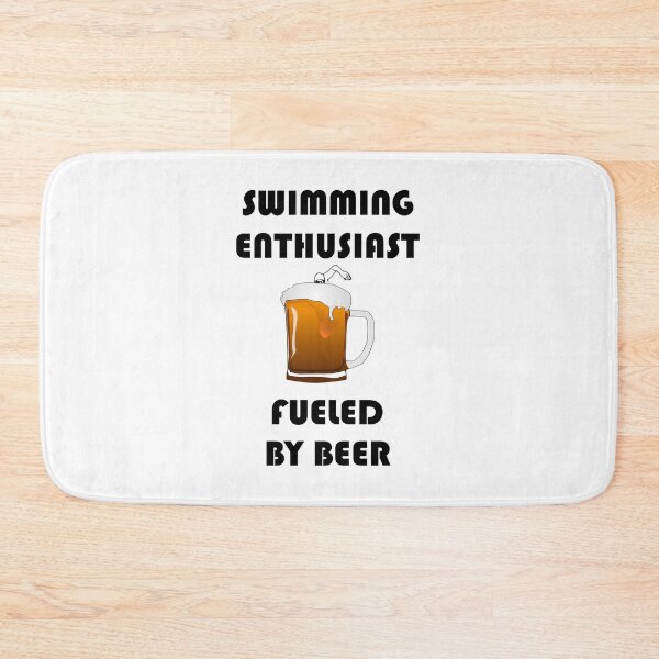 Item preview, SWIMMING ENTHUSIAST FUELED BY BEER designed and sold by DomGDesign.