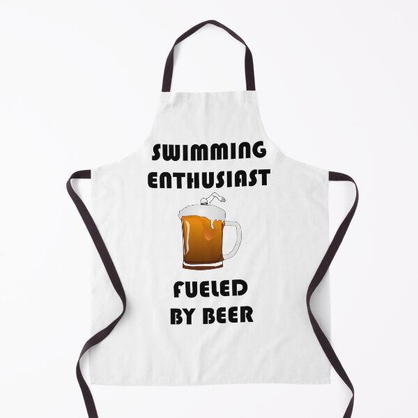 Item preview, SWIMMING ENTHUSIAST FUELED BY BEER designed and sold by DomGDesign.
