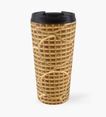 Waffle Pattern Travel Mug