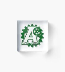 Automatons Robotics Logo Acrylic Block