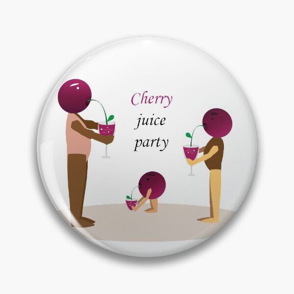 Item preview, Cherry juice party- cute and funny cartoon designed and sold by BayanDU.