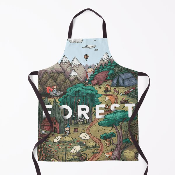 Item preview, Detailed Colorful Vector Illustration Secret Life Fairy Tale Forest With Animals Birds Plants Fantasy Creatures designed and sold by Peekonet.