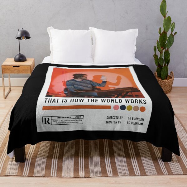 Item preview, Bo Burnham Inside That is How the World Works Socko Indie Aesthetic Poster designed and sold by BoBurnhamMusic.