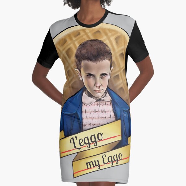 L'eggo My Eggo Graphic T-Shirt Dress