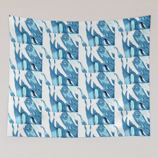 Item preview, Wild Blue Horsey designed and sold by Jean Gregory Evans.