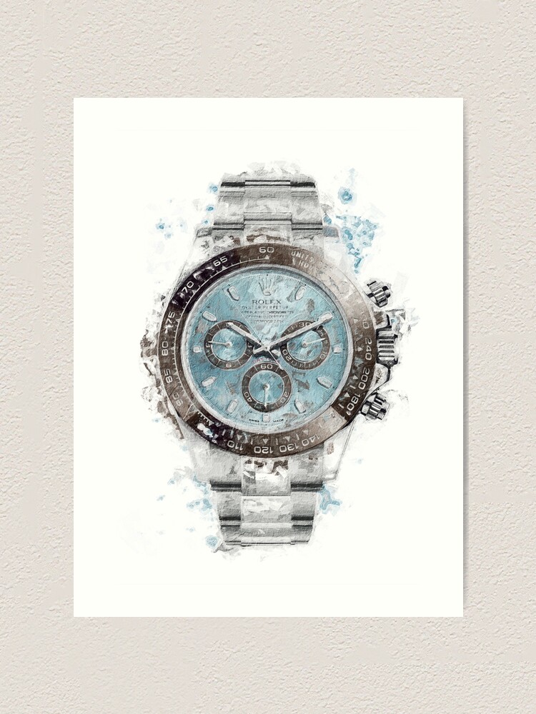 Premium Vector | Wrist watch with leather strap abstract colorful drawing  vector illustration of paints