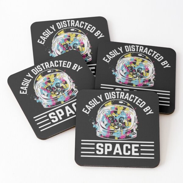 Item preview, easily distraxted by space designed and sold by caphatshirt.