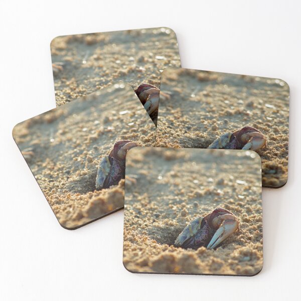 Item preview, Crab hiding in the beach sand designed and sold by AngeloDeVal.
