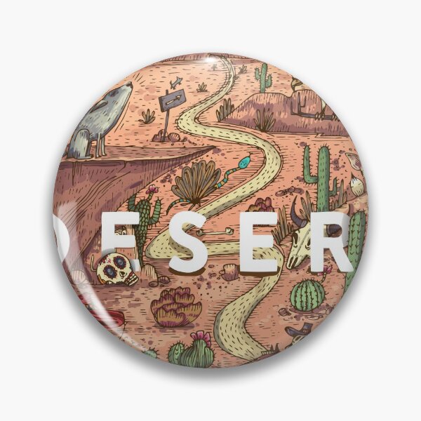 Item preview, Detailed Colorful Vector Illustration Wild Life Desert with Animals Birds Plants designed and sold by Peekonet.