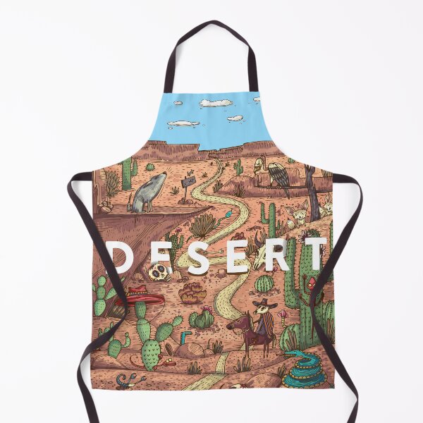 Item preview, Detailed Colorful Vector Illustration Wild Life Desert with Animals Birds Plants designed and sold by Peekonet.