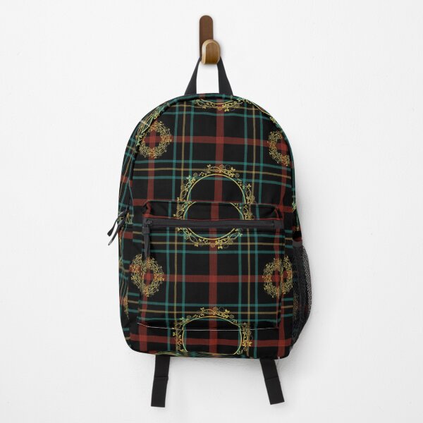 Item preview, Black Noire Plaid & Gold Filigree: Midnight Heritage Pattern designed and sold by Art-PraveenRai.
