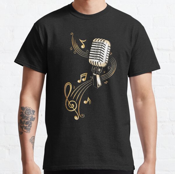 Microphone TShirts Redbubble