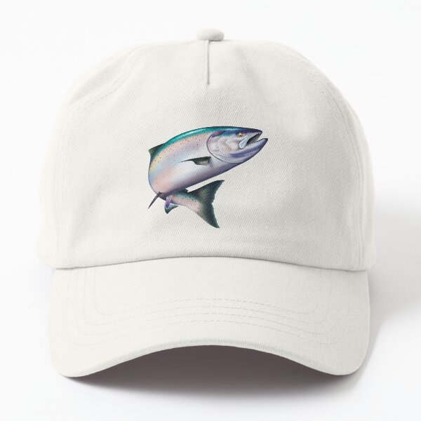 Vista previa del artículo con la obra «Salmón Chinook», diseñado y vendido por Mary Tracy.