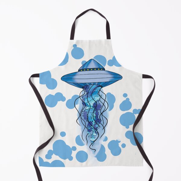 Item preview, UFO Jellyfish Blue Spots designed and sold by Ciara Shortall.