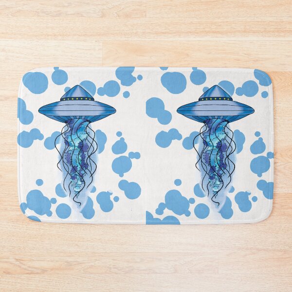 Item preview, UFO Jellyfish Blue Spots designed and sold by Ciara Shortall.