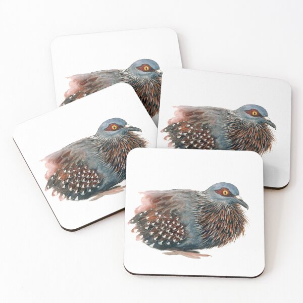 Item preview, Watercolor rock pigeon designed and sold by CarolineJordaan.