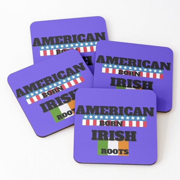 Item preview, American Born Irish Roots American Colors Irish Colors Ideal Gift for a Proud Irish American  designed and sold by NelleD.