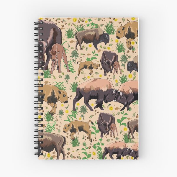 Aperçu de l'œuvre Bison américain mignon créée et vendue par PawsoMania.