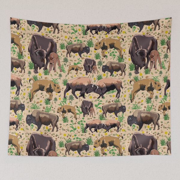 Item preview, Cute American bison designed and sold by PawsoMania.