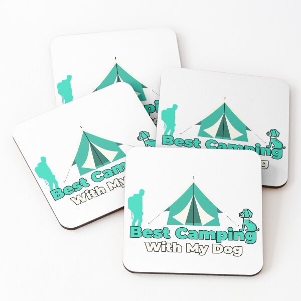 Item preview, Best Camping With My Dog designed and sold by crazydotdesigns.
