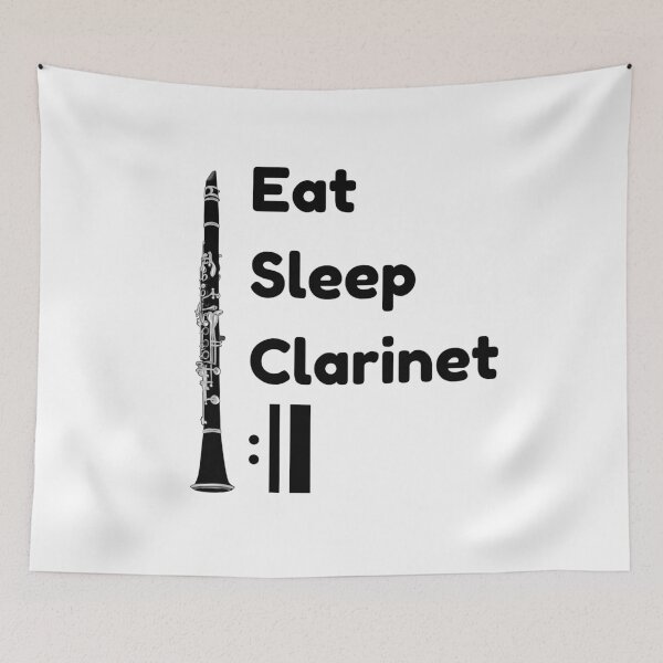 Item preview, Eat Sleep Clarinet Repeat designed and sold by choceclairs.