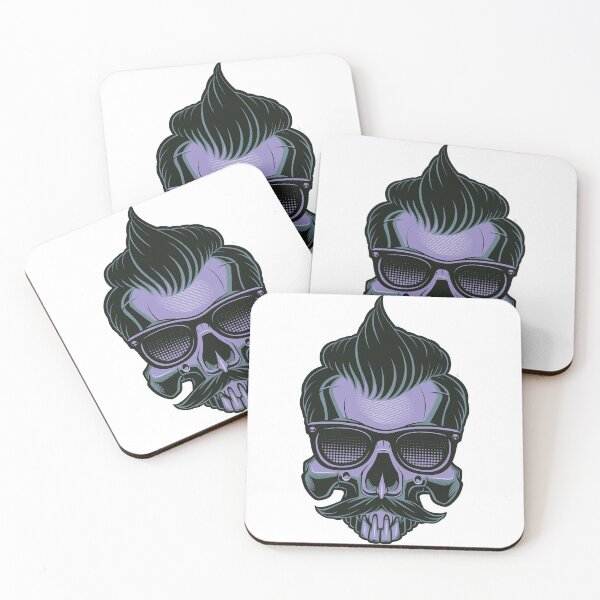 Item preview, Hipster Skull - Slate designed and sold by artorno.