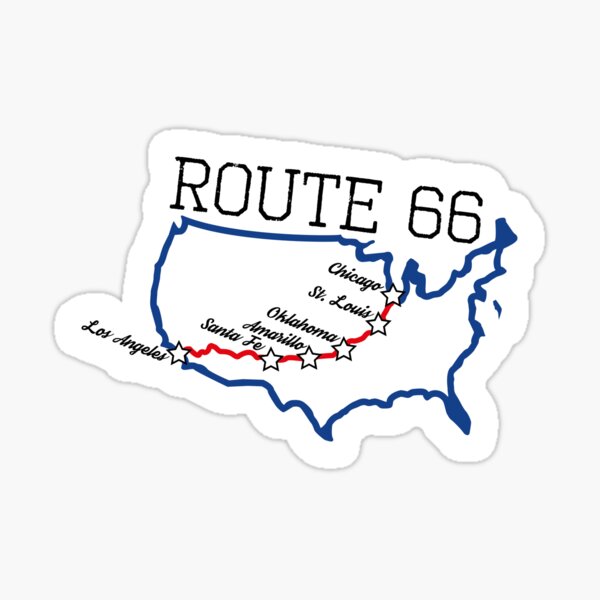 Route 66 Sticker