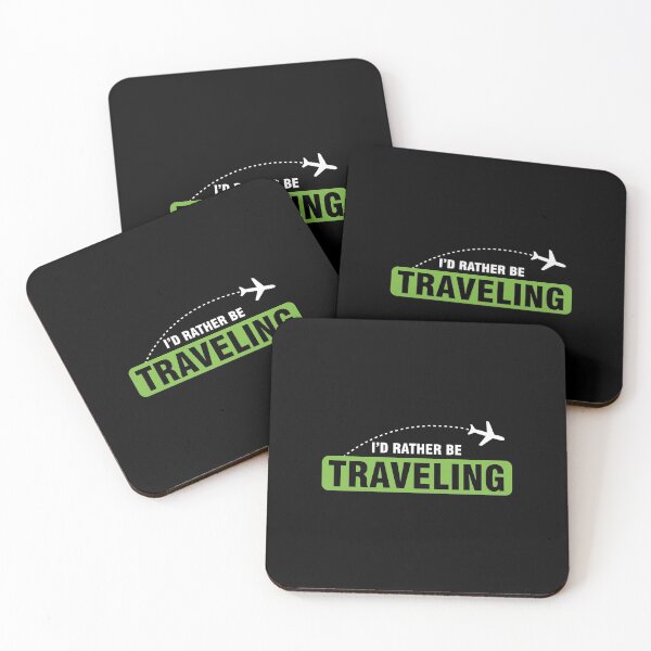 Item preview, I'D Rather Be Traveling Traveler Traveling Adventure Gift designed and sold by elamlakini.
