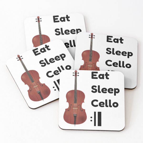 Item preview, Eat Sleep Cello Repeat designed and sold by choceclairs.