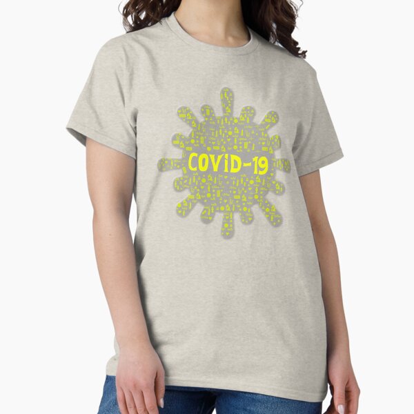 Item preview, Print Ready Covid-19 Coronavirus Virus Quarantine Crown Design designed and sold by pkbestdeals.