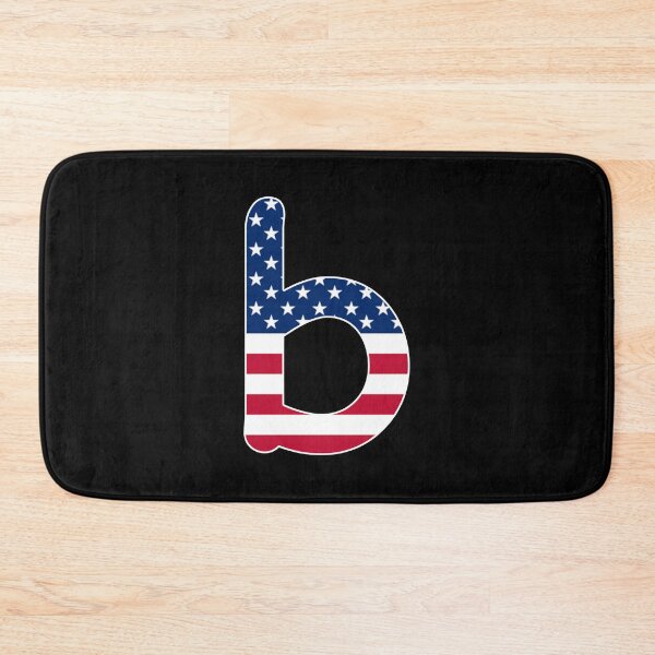 Item preview, Letter b Lower Case Alphabet American Flag b Gift designed and sold by Shariss.