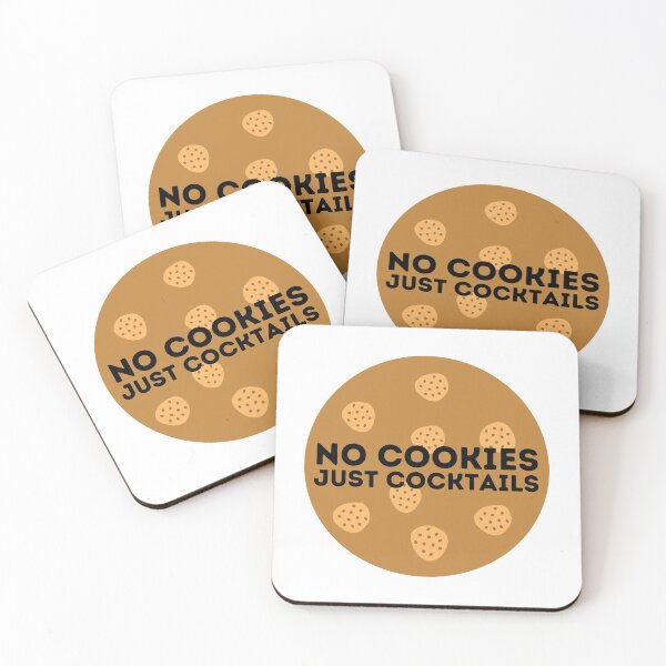 Item preview, No Cookies Just Cocktails Funny Cocktail Lover designed and sold by happinestSHOP.