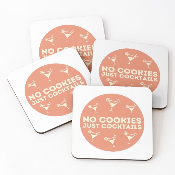 Item preview, No Cookies Just Cocktails Funny Cocktail Lover designed and sold by happinestSHOP.