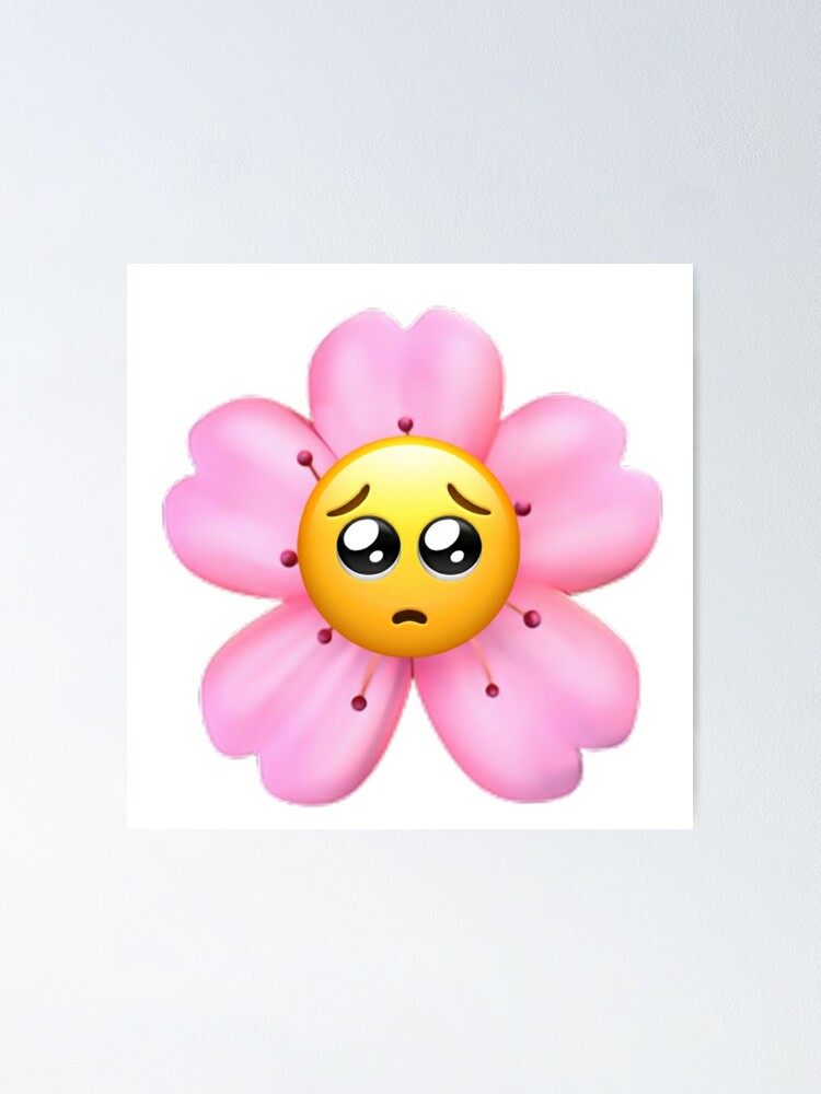 Sad Flower Poster For Sale By Jennijp Redbubble