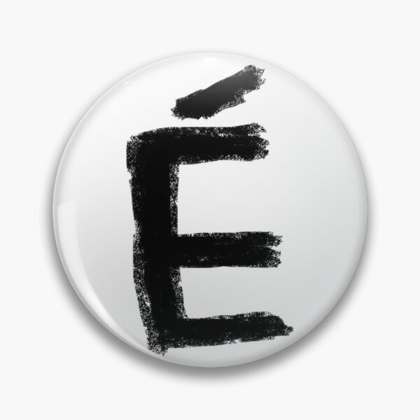 Item preview, E Acute Accent for Francophile or French Teacher designed and sold by badlydrawnbabe.