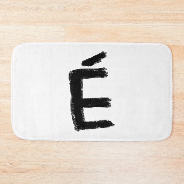 Item preview, E Acute Accent for Francophile or French Teacher designed and sold by badlydrawnbabe.