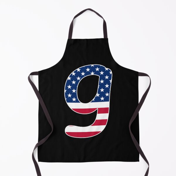 Artikelvorschau, Buchstabe g Kleinbuchstaben Alphabet amerikanische Flagge g Geschenk entworfen und verkauft von Shariss.
