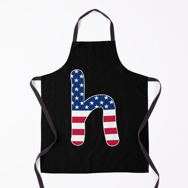 Artikelvorschau, Buchstabe h Kleinbuchstaben Alphabet amerikanische Flagge h Geschenk entworfen und verkauft von Shariss.