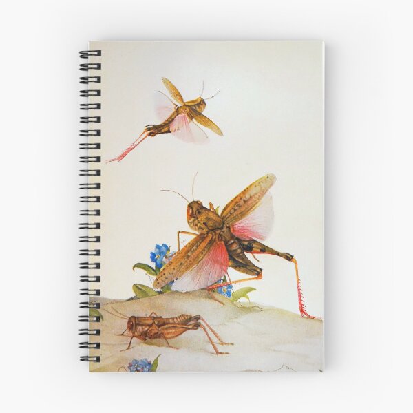 Item preview, Locust illustration designed and sold by Vintage Designs +.