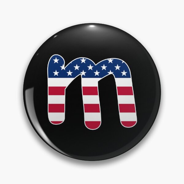 Item preview, Letter m Lower Case Alphabet American Flag m Gift designed and sold by Shariss.