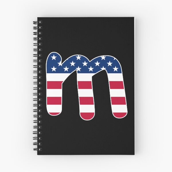 Artikelvorschau, Buchstabe m Kleinbuchstaben Alphabet amerikanische Flagge m Geschenk entworfen und verkauft von Shariss.