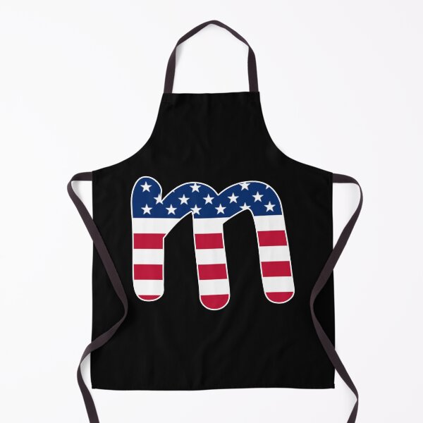 Artikelvorschau, Buchstabe m Kleinbuchstaben Alphabet amerikanische Flagge m Geschenk entworfen und verkauft von Shariss.