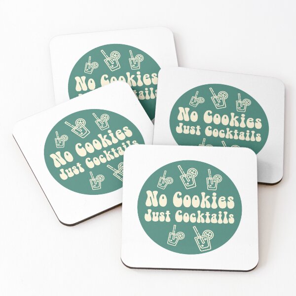 Item preview, No Cookies Just Cocktails Funny Cocktail Lover designed and sold by happinestSHOP.