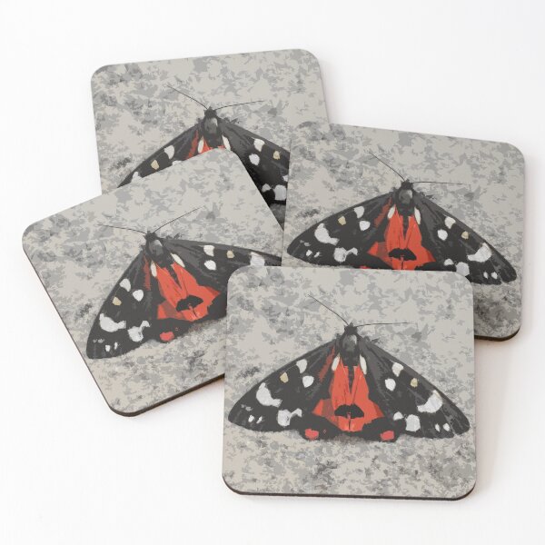 Item preview, Scarlet Tiger Moth designed and sold by karmardesigns.
