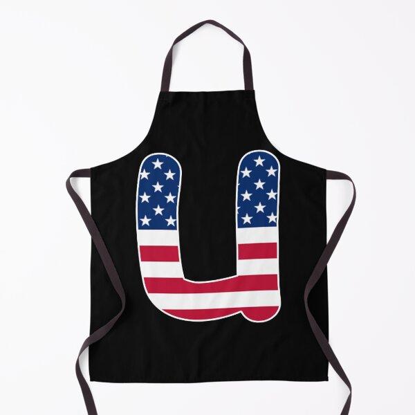 Artikelvorschau, Buchstabe u Kleinbuchstaben Alphabet amerikanische Flagge u Geschenk entworfen und verkauft von Shariss.