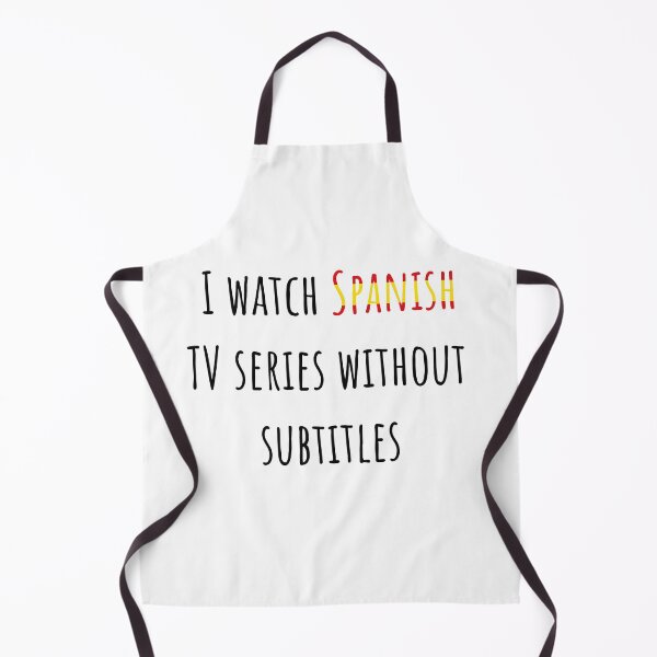 Item preview, I watch Spanish TV series without subtitles designed and sold by AnnaRuz.
