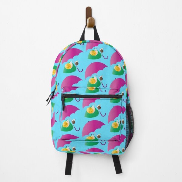 Item preview, Snail and rain together, makes any day better! - Snails in green, blue and pink. designed and sold by Pinkaudi.