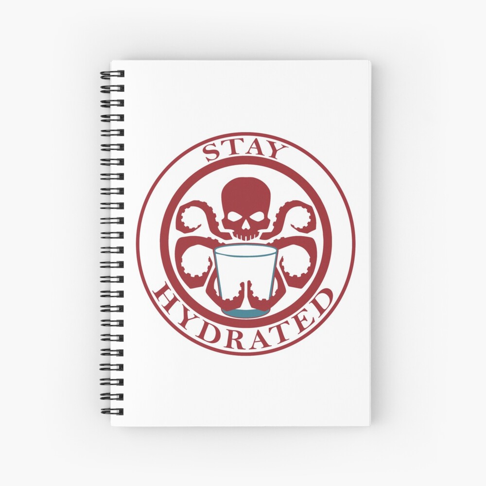 Stay Hydrated Spiral Notebook