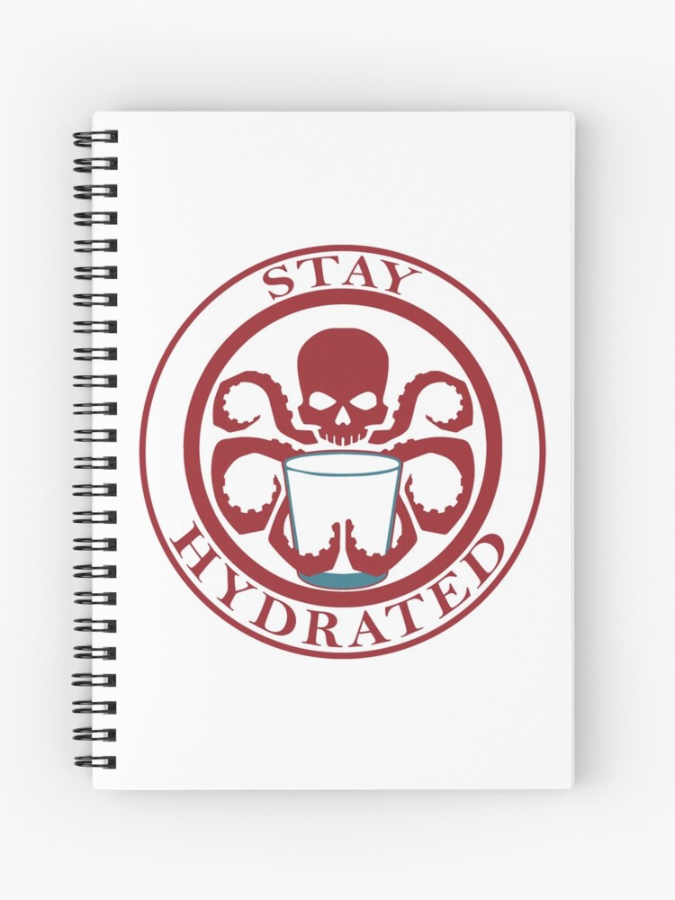 Thumbnail 1 of 3, Spiral Notebook, Stay Hydrated designed and sold by -monkey-.